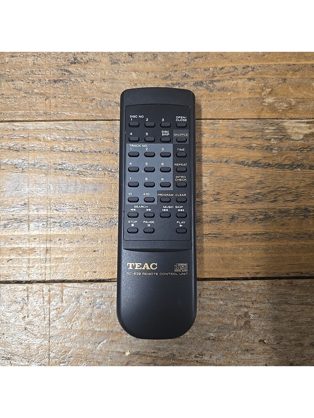 GENUINE TEAC RC-639 5 DISC CD CHANGER REMOTE - PD-D2400